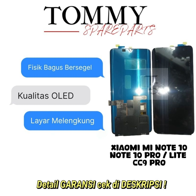 LCD TOUCHSCREEN XIAOMI MI NOTE 10 MI NOTE 10 PRO MI NOTE 10 LITE OLED FINGERPRINT FUNGSI