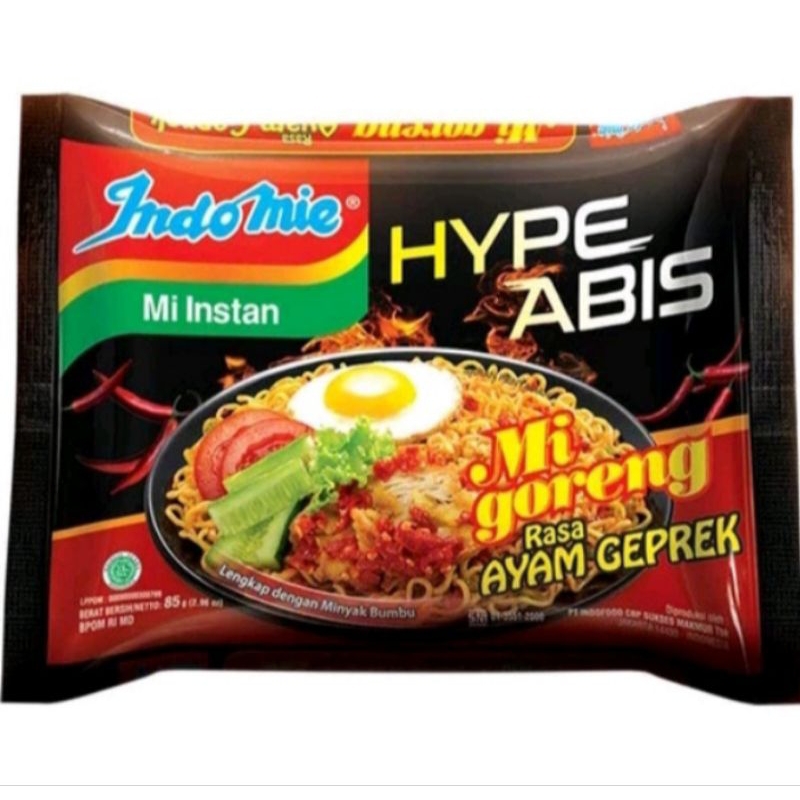 

INDOMIE GORENG HYPE ABIS RASA AYAM GEPREK 85 g