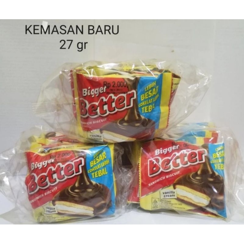 

Roma Better Sandwich Coklat Biscuit [ 27gr x 10sachet ]