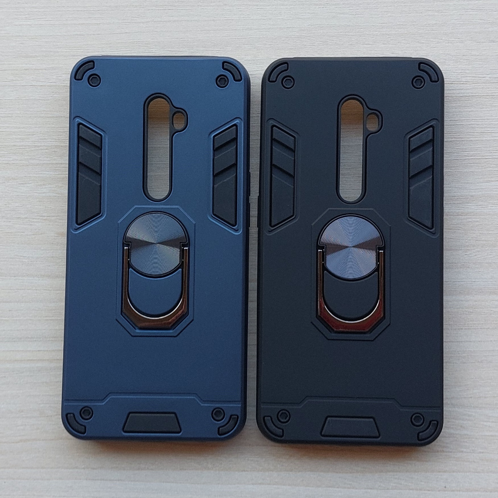 Retro Case Oppo Reno2 Reno 2 / casing armor back hard ring kickstand