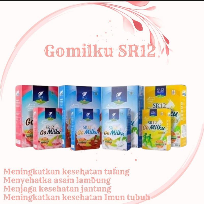 

(200gr) Susu GoMilku SR12 BPOM ORI Susu Kambing Etawa Premium Baik Untuk Kesehatan Balita Anak Remaja Dewasa Lanjut Usia Ibu Hamil Menyusui