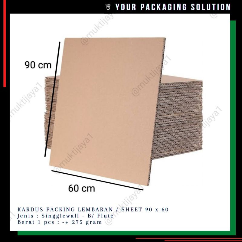 

Sheet Packing • 60x90cm • Kardus/ Karton Lembaran