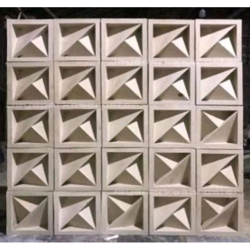 Roster beton/roster beton minimalis/roster motif araw 2 sisi