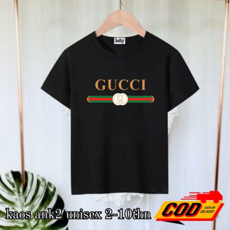 Kaos oblong ank2 unisex 2-10thn G-C PANJANG