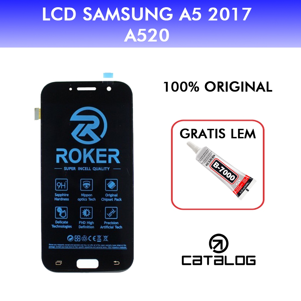 ORIGINAL ROKER LCD SAMSUNG A5 2017 / A520 FULLSET