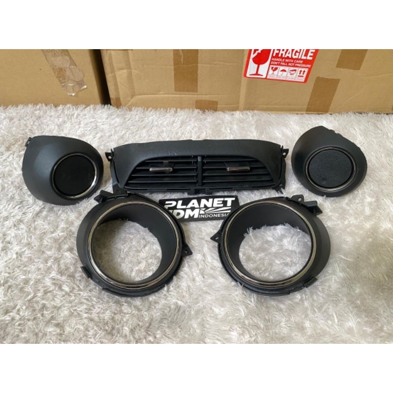 Panel dashboard jazz ge8 FIT meter aksen chrome