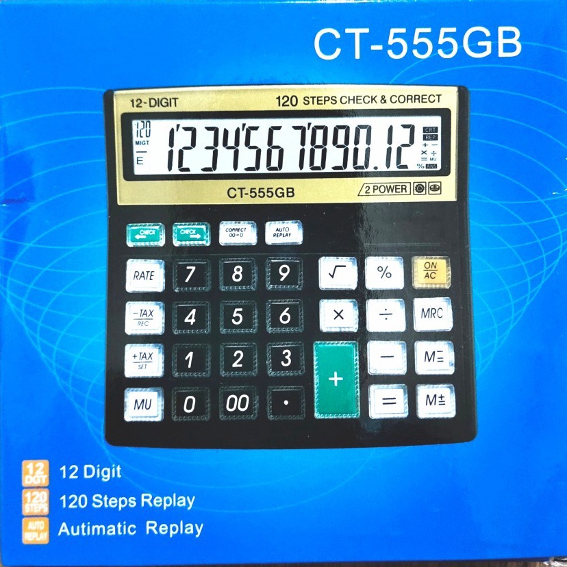 

Terjangkau Kalkulator 12 Digit Calculator Alat Hitung Citizen CT 555GB dist866