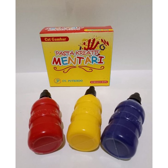 

Jangan ketinggalan SATU PACK 3 WARNA x 5ml Pasta Kreatif Mentari Cat Gambar Cat Finger Painting