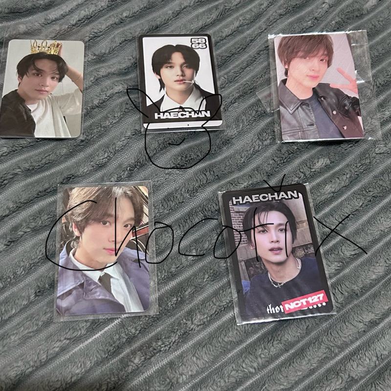 HAECHAN OFFICIAL PHOTOCARD  [anniversary 127 - korek - universe - istj - ay-yo]