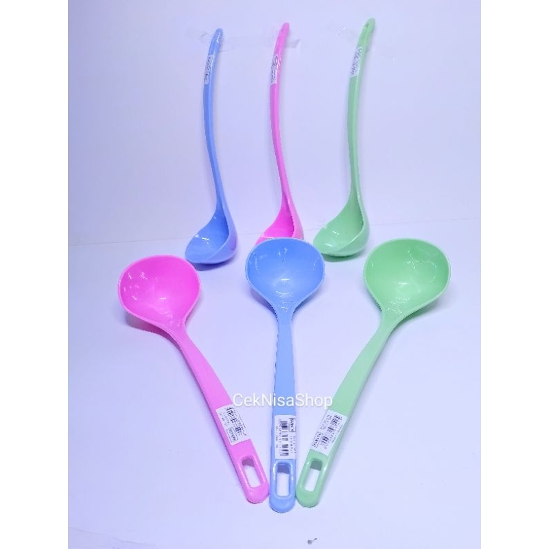 Centong plastik Panjang / centong es buah / centong warna warni / centong prasmanan / centong cateri