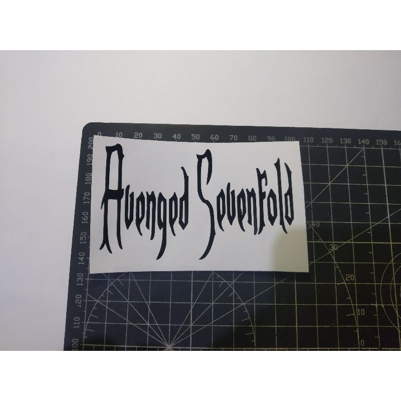 

cutting stiker avenged sevenfold