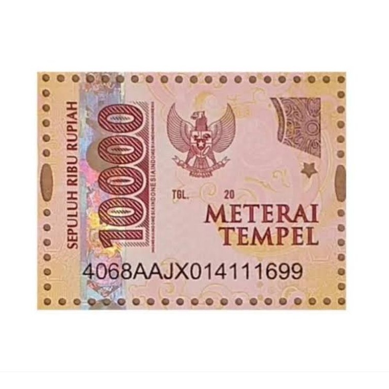 

Ready Stock Materai tempel 1