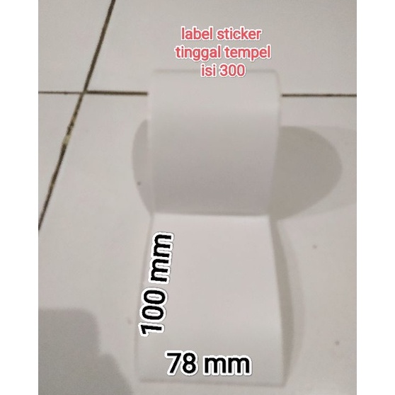 

labe sticker 78x1 isi 3 resi pengiriman direct thermal