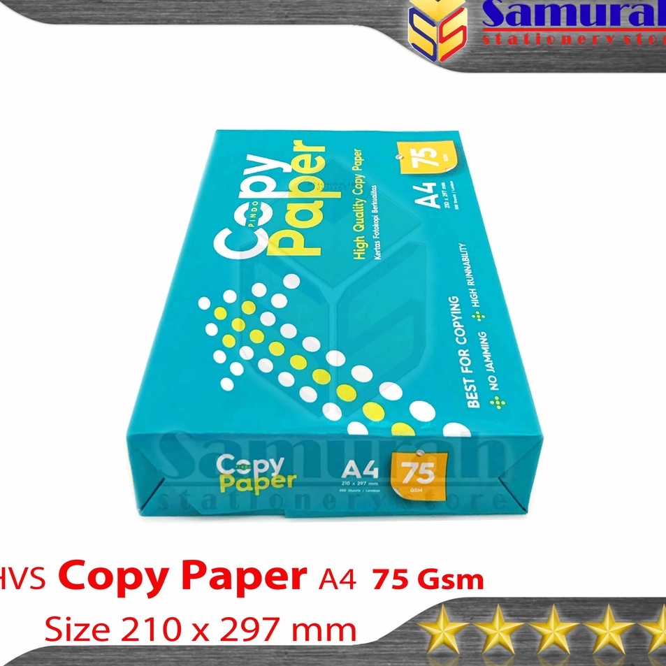 

Kes HVS Copy Paper A4 75 Gsm 1 Rim HVS CopyPaper A4 75 Gram Kes Print Hvs Putih CPB 75gsm Termurah