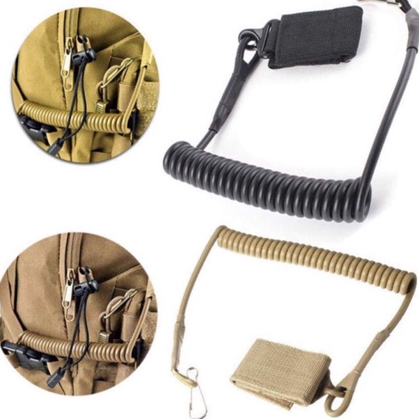 

Spring Spiral Tactical Sling Tali Spiral Lanyard ed Best Quality