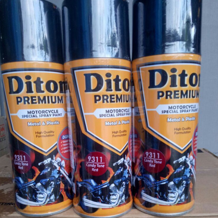 Pilox pilok Diton Premium Candytone Red 9311 candy tone merah 4cc