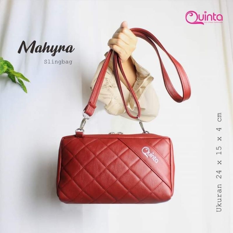 tas quinta original Dompet mahyra tas pintar dompet banyak kantong tas selempang Tas Quinta Original