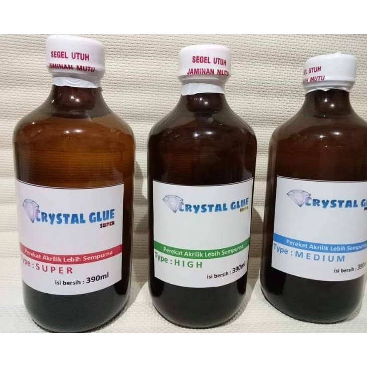 Gaya Lem akrilik crystal glue type high 39mlsuntikan lem acrylic high 39ml