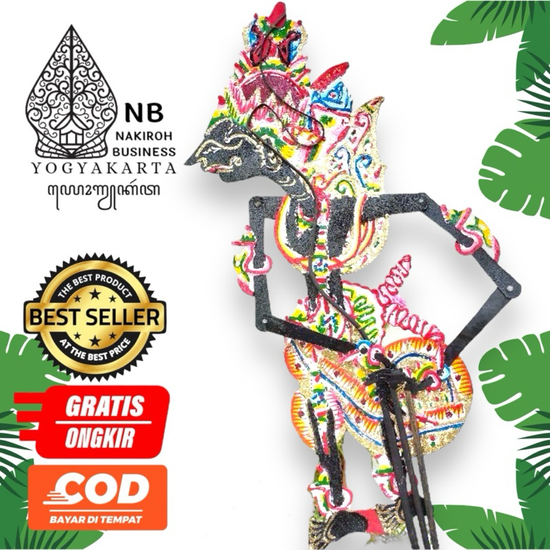 NAKIROHBUSINESS WAYANG KULIT ASLI KRESNA / KRESNA HITAM WAYANG KULIT ASLI STANDAR DALANG