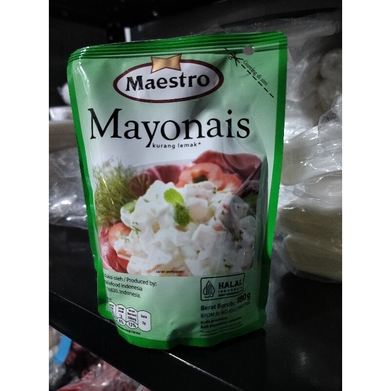 

Mayonaise maestro original kemasan pouch 180gr