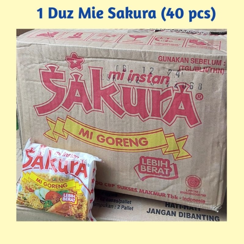 

1 Duz - (isi 40) Mie Sakura Sarimi Supermi