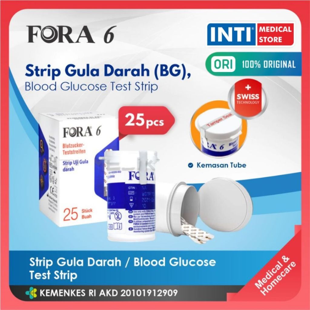 FORA Strip Gula Darah / Blood Glucose Test Strip