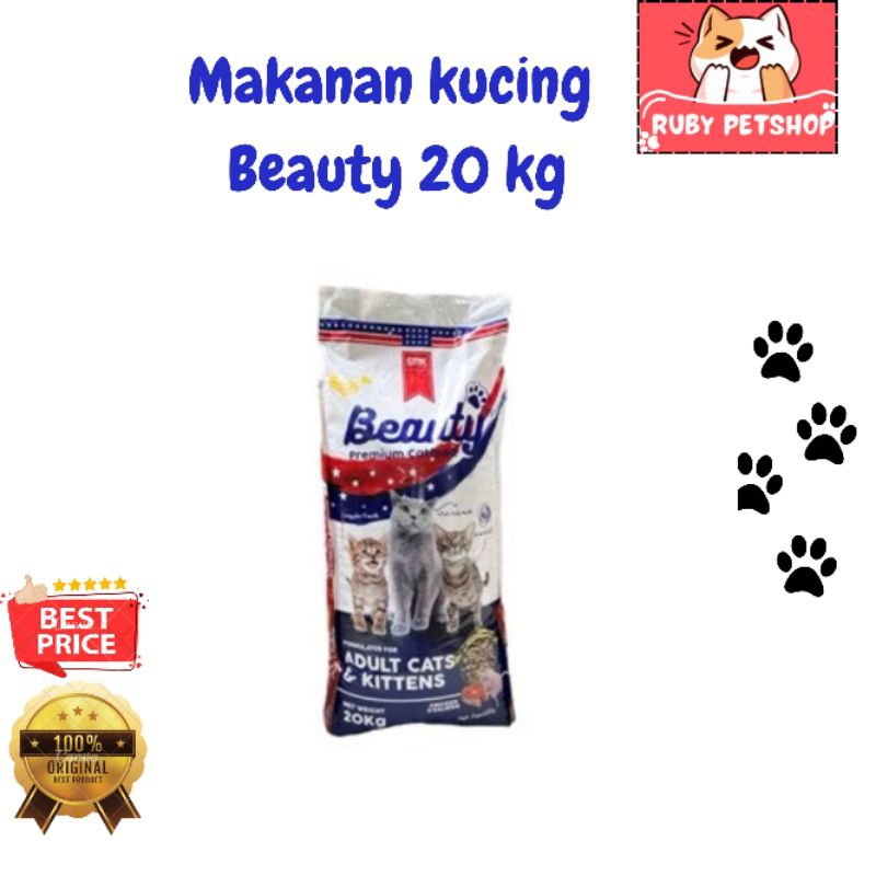 Makanan kucing Beauty karung 20 kg