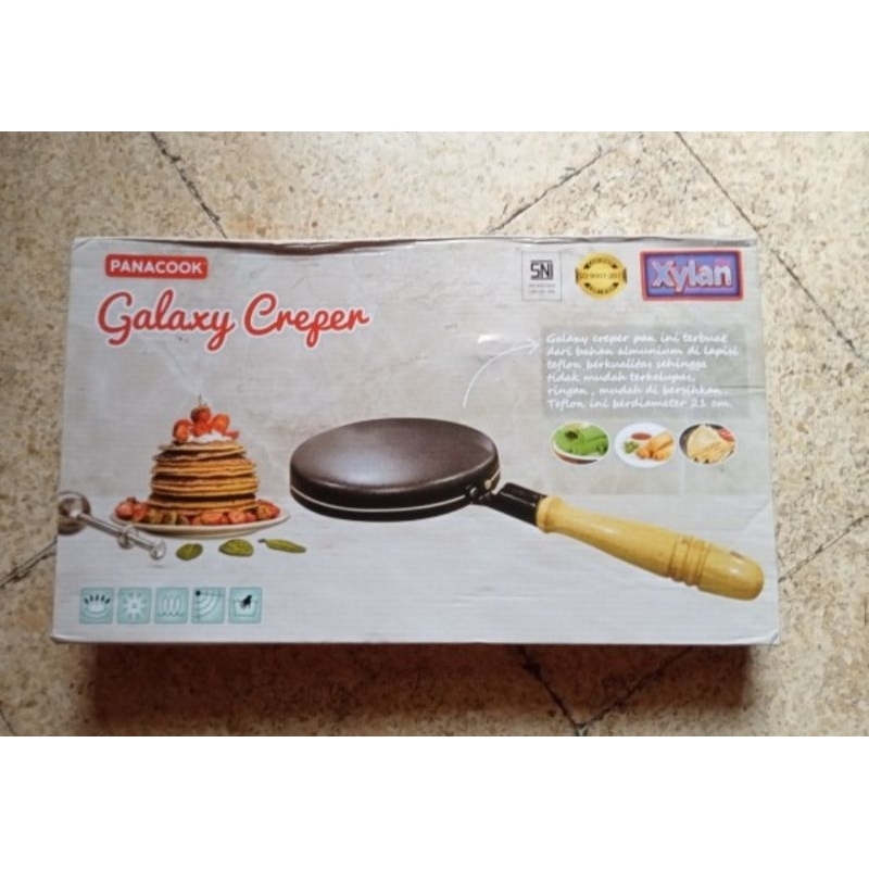 Teflon Galaxy Crepes/ cake pan / Wajan crepes / crepes maker / panci /pemanggang