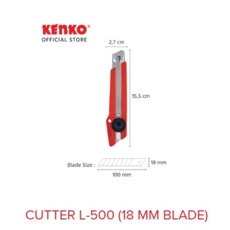 

Cutter Kenko L-500 / Pisau Catter Kenko L-500