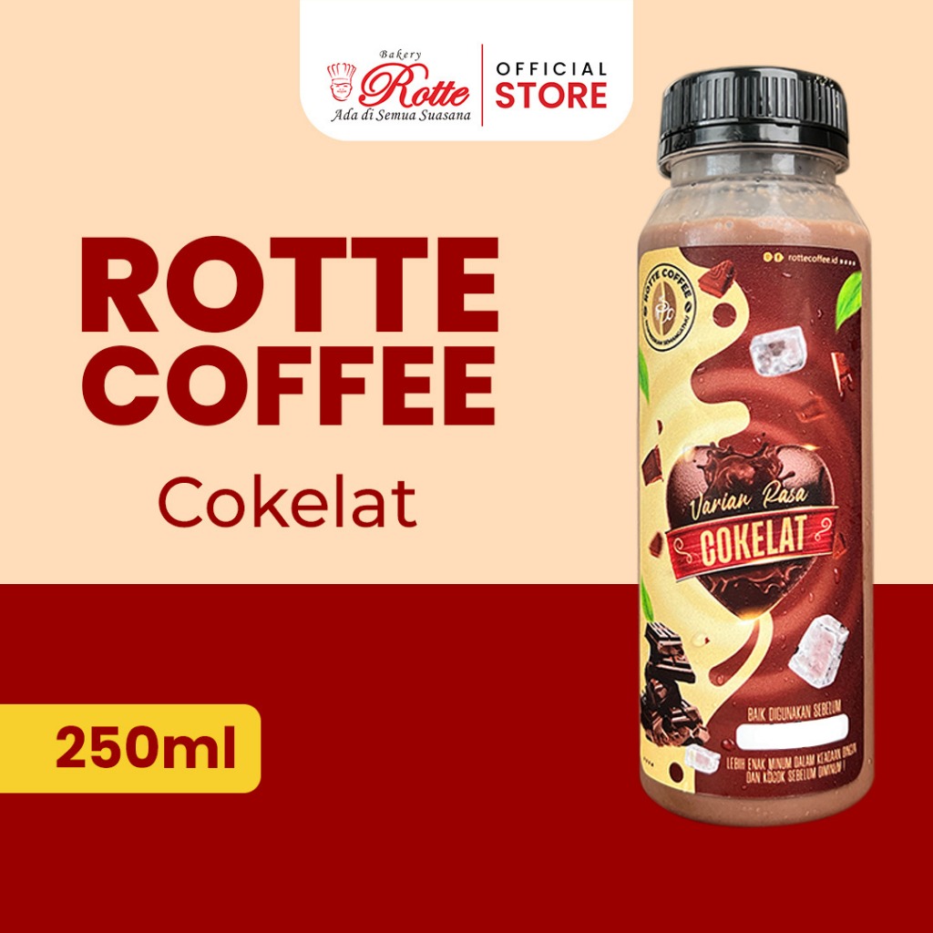 

Minuman Coklat Rotte Coffee Kemasan Botol Isi 250 ml Ready to Drink