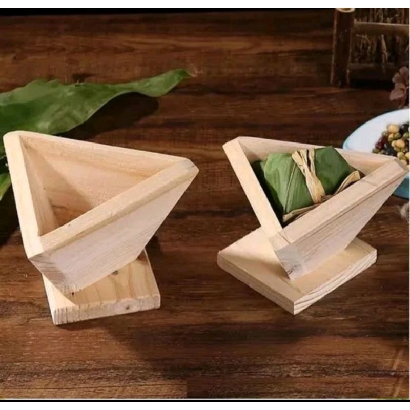 CETAKAN BACANG KAYU/CETAKAN BAKCANG SEGITIGA