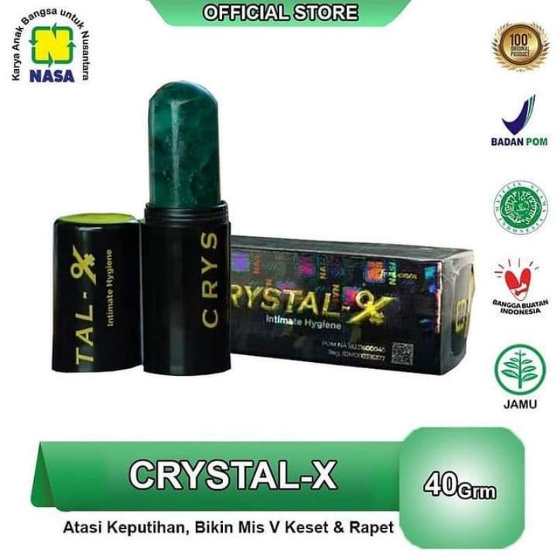 Ncx - CRYSTAL X 100% ORIGINAL NASA kemasan baru Beli 2 FREE MEMBER