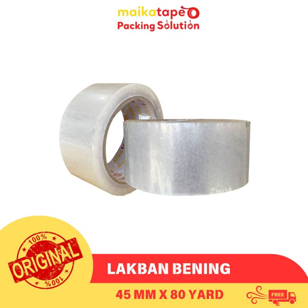 

OPP TAPE / LAKBAN BENING MAIKATAPE 45MM x 80 YARD (1 BOX)