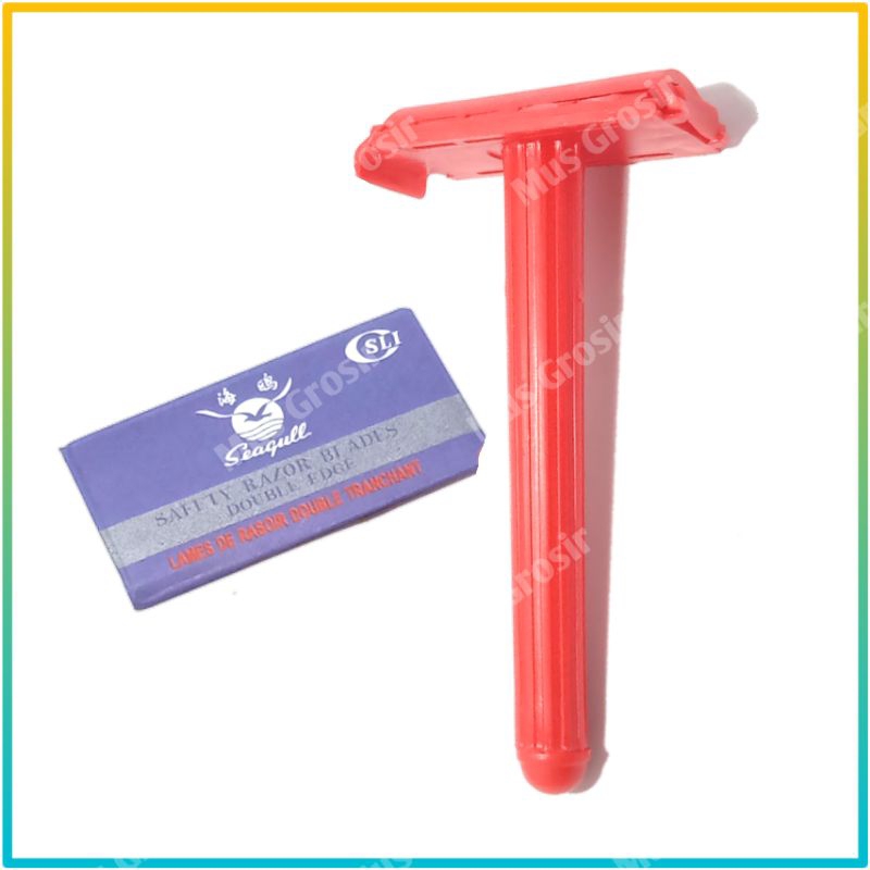 Alat Cukur Jenggot Kumis Pencukur Cukuran Kumis Dan Jenggot Manual Pisau Silet Junior