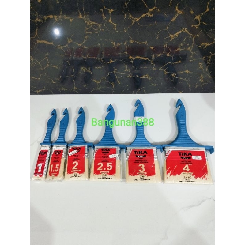 Kuas Cat Lebel HALAL/Kuas Tangan Tika/Kuas cat Tembok/Kuas cat minyak