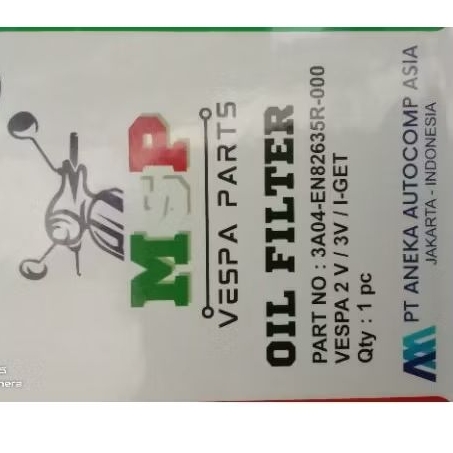 filter oli vespa matic