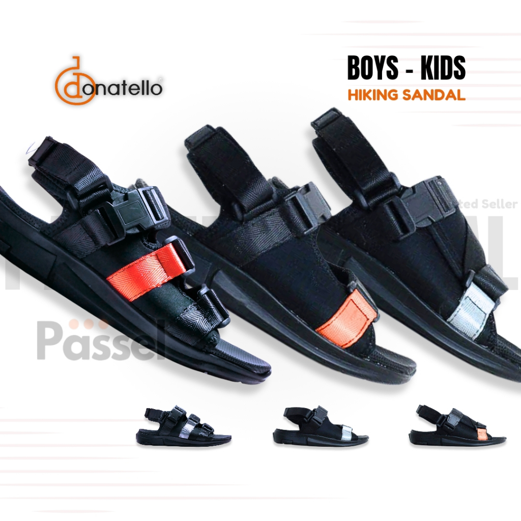 Donatello Sz. 31-35 Sandal Gunung Anak Laki-Laki Mesh Webbing | AV12061 / AV12062 / AV12063