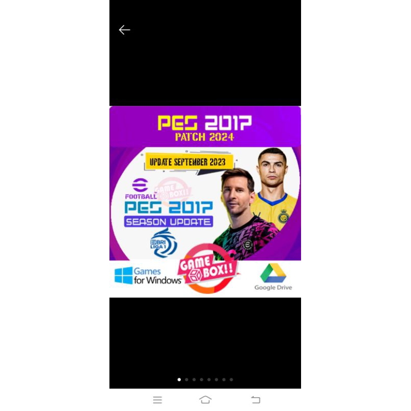 PES 2017 PATCH 2024 + LIGA BRI - PC LAPTOP GAMES
