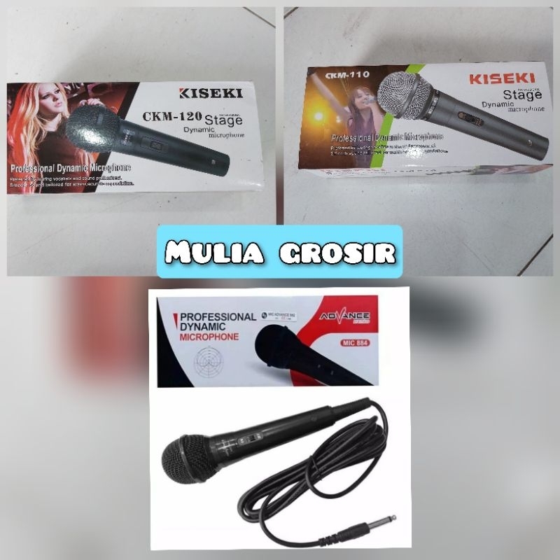 Mic Karaoke Advance 885 Kabel 1.8meter / Microphone Advance Kabel 1.8m