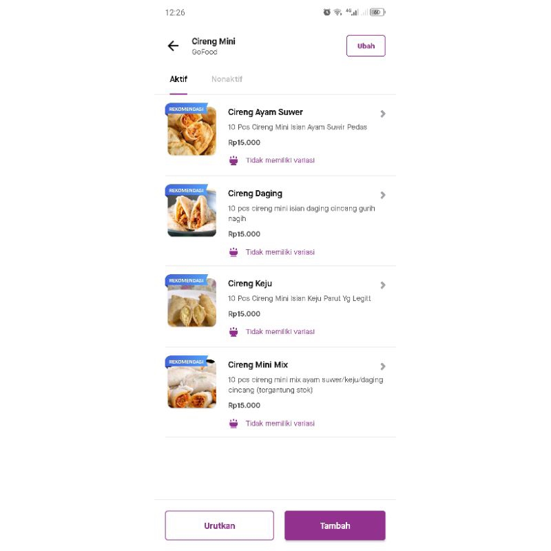 

Cireng Ayam Suwer Kayu Manis