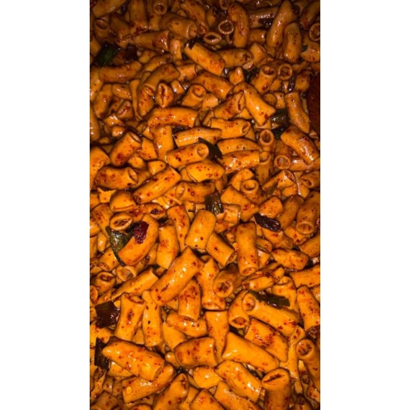 

makaroni bantet pedas gurih 500 gram
