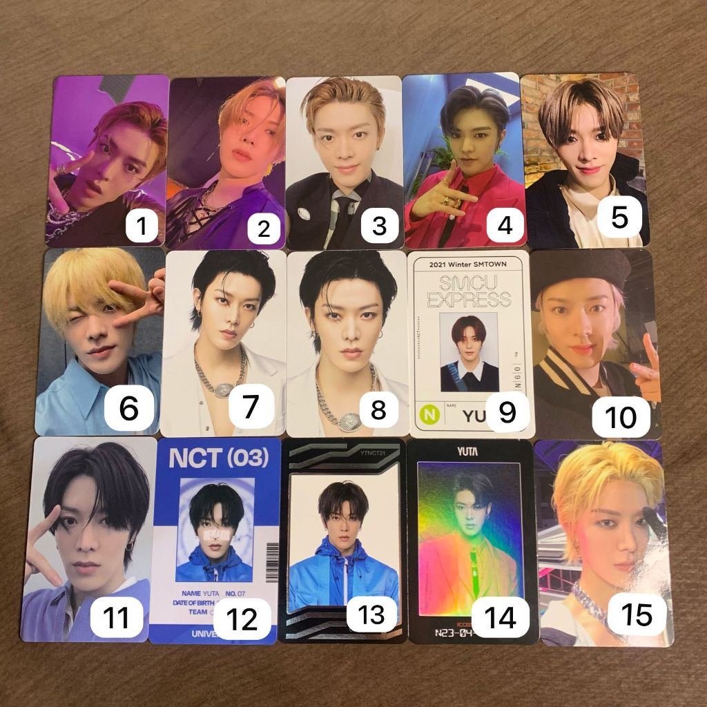 Photocard Official Nakamoto Yuta