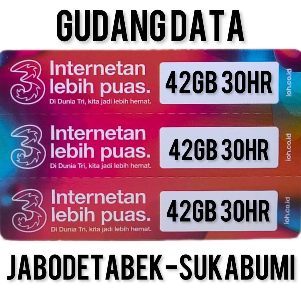 Voucher Three Happy 42GB