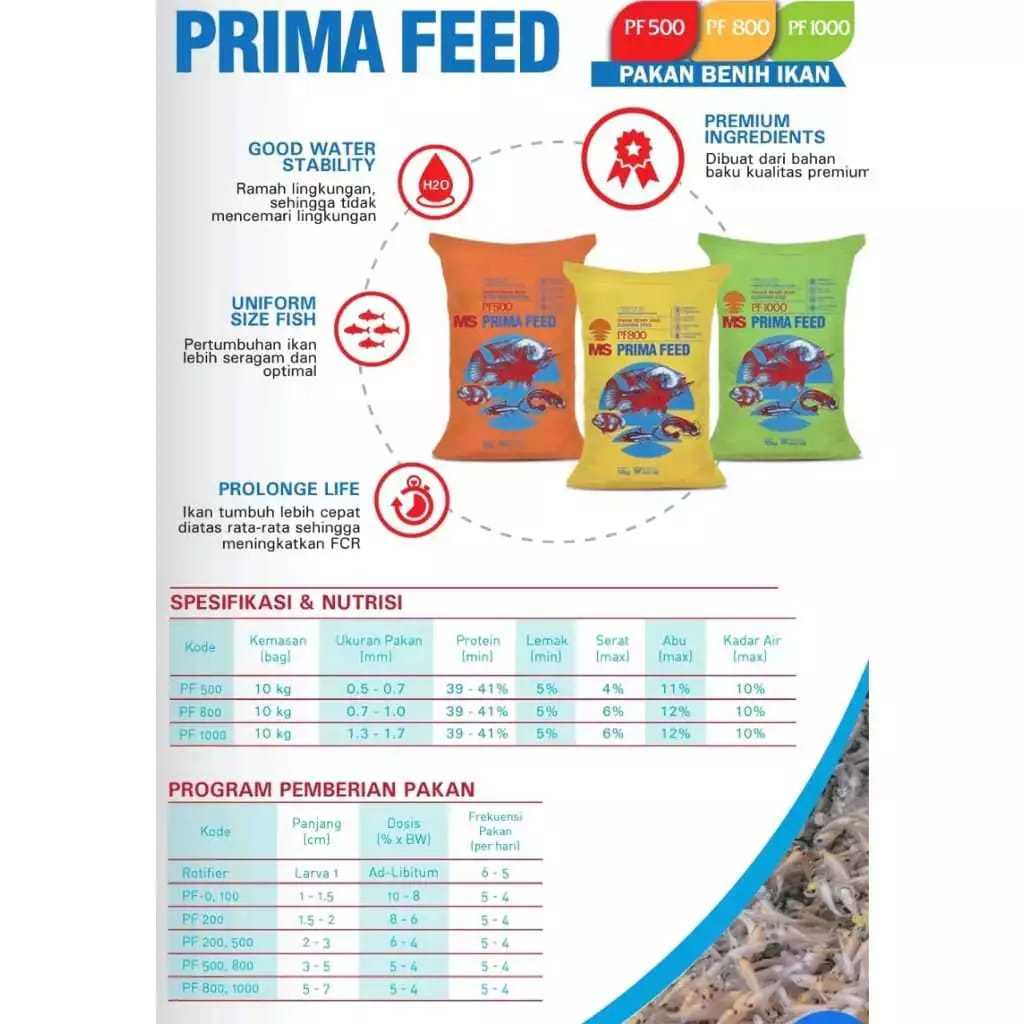 1 ZAK KARUNG SAK PF 1000, 800, 500, 200, 100, 0, PF 128, FF 888, FF 999 by MS PRIMA FEED Makanan PAK