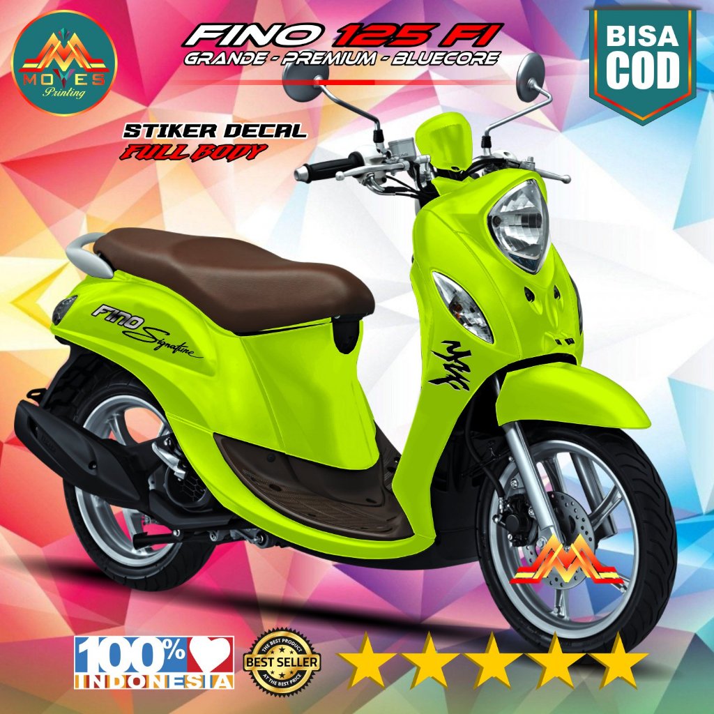 Bisa Cod ( Promo ) Decal Sticker Fino 125 Fullbody SIGNATURE decal stiker Yamaha Fino 125 Premium FU