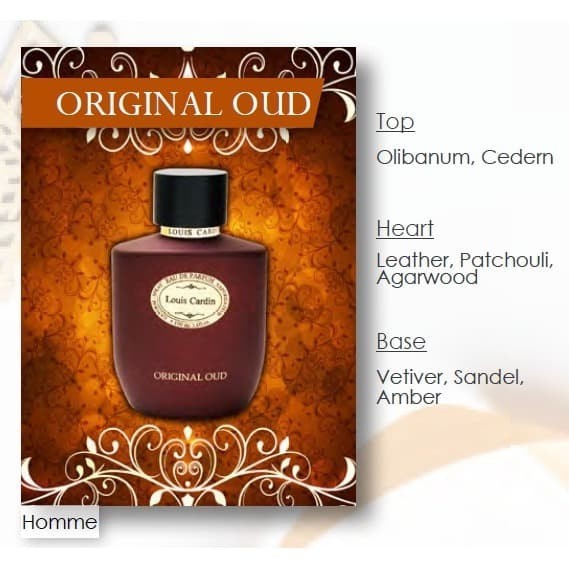 Louis Cardin - Eau De Parfume - Original Oud - 100 Ml - For Him