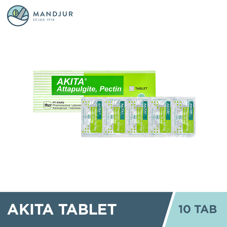 Akita 10 Tablet - Obat Diare