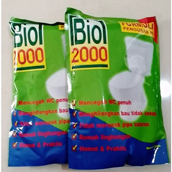 Penguras WC BIO 2000 BIO2000 obat anti mampet septic tank anti sumbat wc mampet toilet mampet 1000gr
