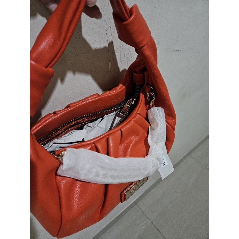 river island hobo orange bag