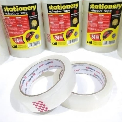 

TBMO NACHI Tape Isolasi Plakban Lakban Selotip Bening 1 inchi 24mm x 72yard ORIGINAL